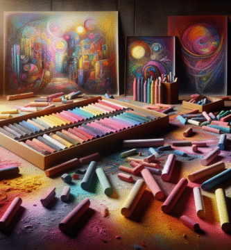 Exploring the Artistry of Vibrant Colorful Chalk Sets