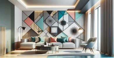 Transform Spaces with a Geometric Accent Wall Design