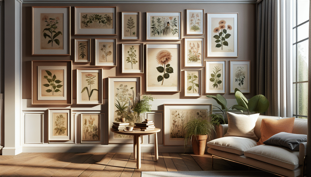 Creating a Timeless Vintage Botanical Gallery Wall