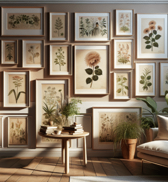Creating a Timeless Vintage Botanical Gallery Wall