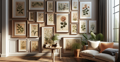 Creating a Timeless Vintage Botanical Gallery Wall