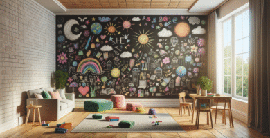 Creating Non-Toxic Chalkboard Walls for Kids' Rooms