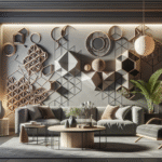 Elevate Interiors with Modern Geometric Wall Stencils