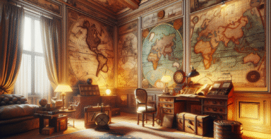 Exploring Antique Map Wallpaper: A Timeless Decor Choice
