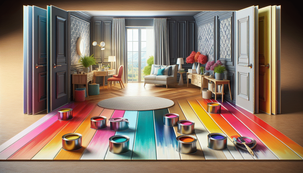 Enhance Spaces with Removable Accent Panels and Paint Cans