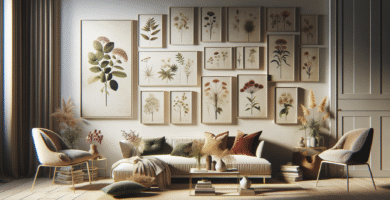 Curated Botanical Print Sets: Elegant Wall Art Bundles