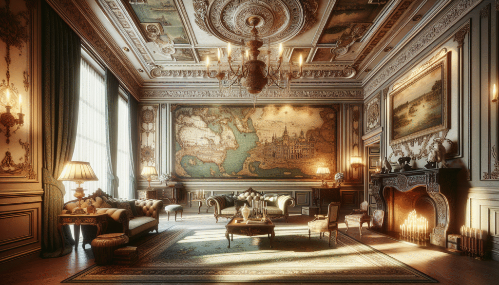 Custom Vintage Map Murals: Antique Aesthetic for Rooms