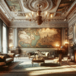 Custom Vintage Map Murals: Antique Aesthetic for Rooms