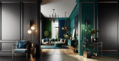Transform Your Space with Bold Accent Walls: Navy and Emerald