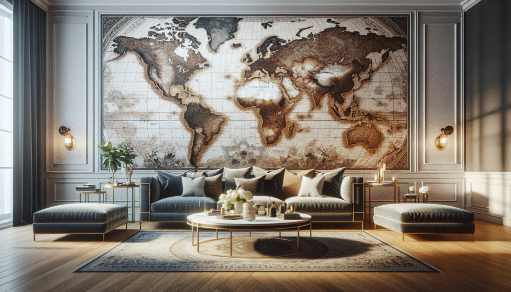 Elevate Spaces with Custom Peel-and-Stick Map Murals