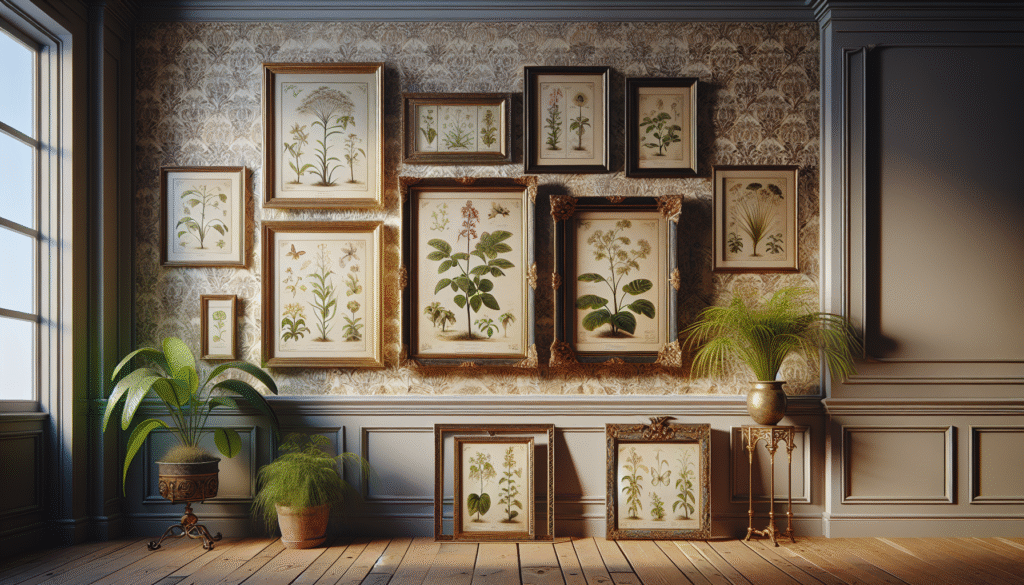 Victorian Herbarium Styles: Framed Botanical Prints