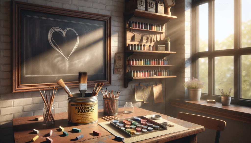 Magnetic Primer Hacks for a Chalkboard Paint Wall