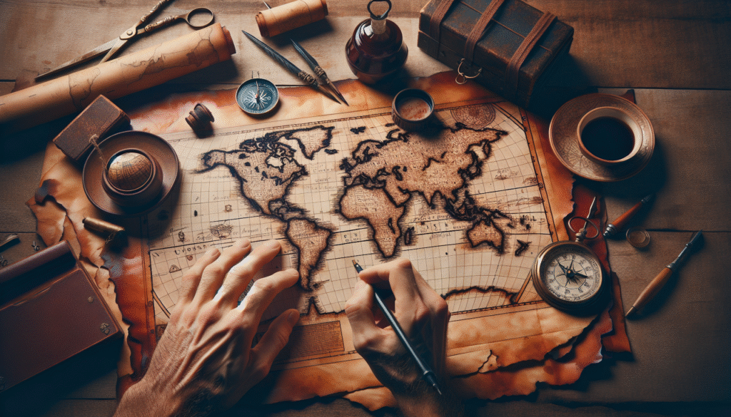 Master Faux-Aged Paper: Craft a Vintage Map Mural