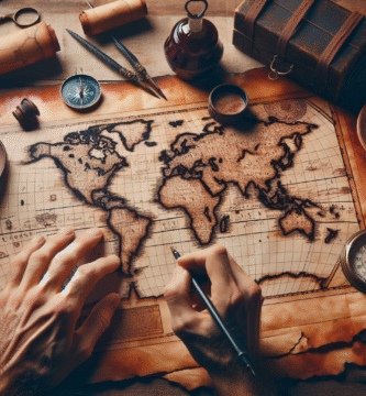 Master Faux-Aged Paper: Craft a Vintage Map Mural